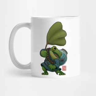 A Frog and His Son Windy Day Mug